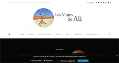 Desktop Screenshot of losviajesdeali.com